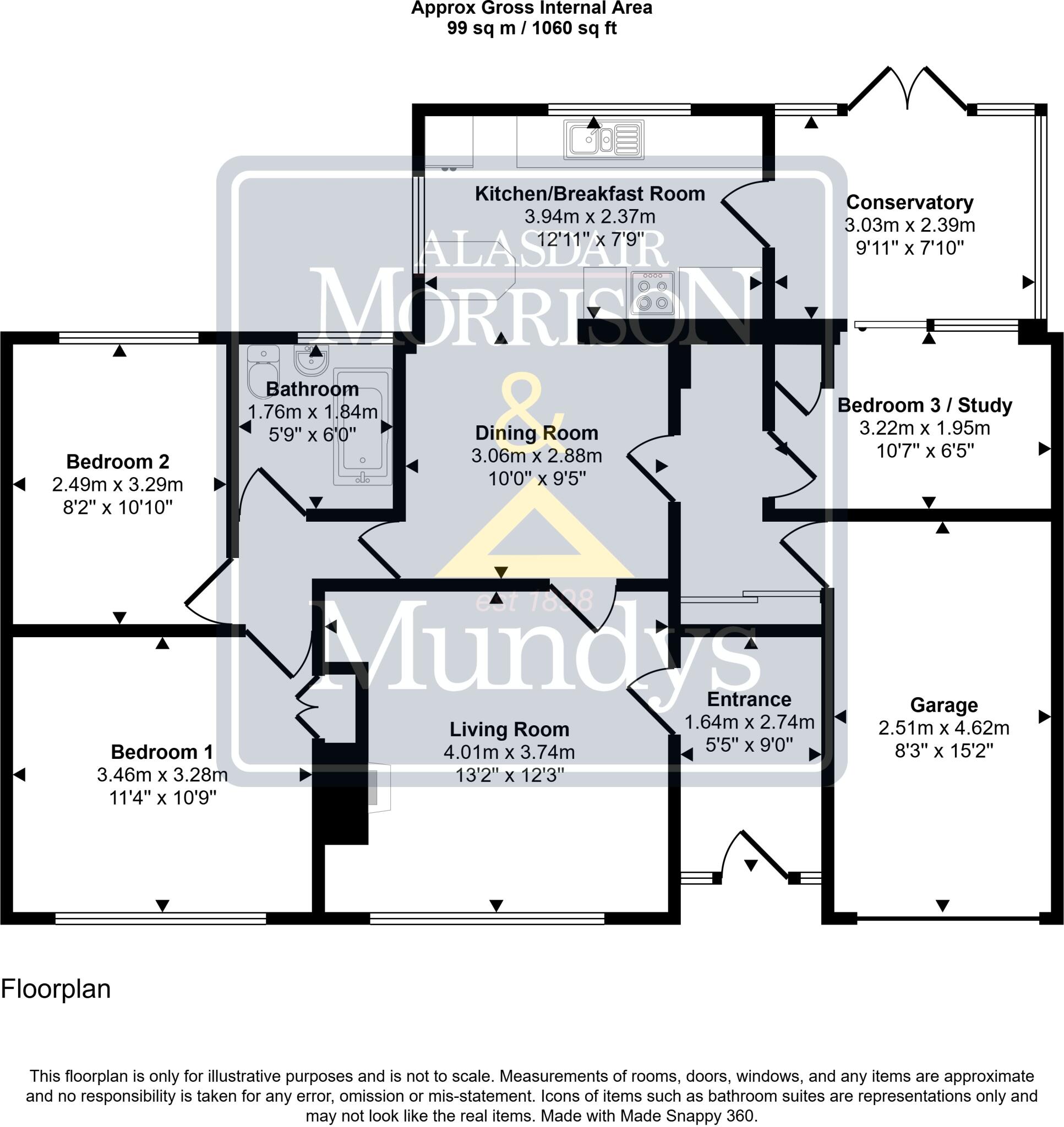 Longfellow Drive, Balderton floorplan