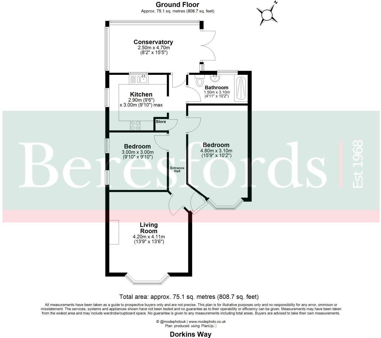 Dorkins Way, Upminster, RM14 floorplan