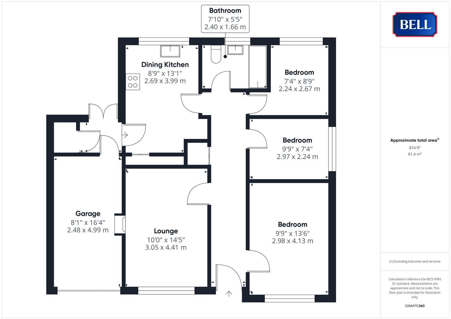 Fieldview, Fieldside, Mareham Le Fen floorplan