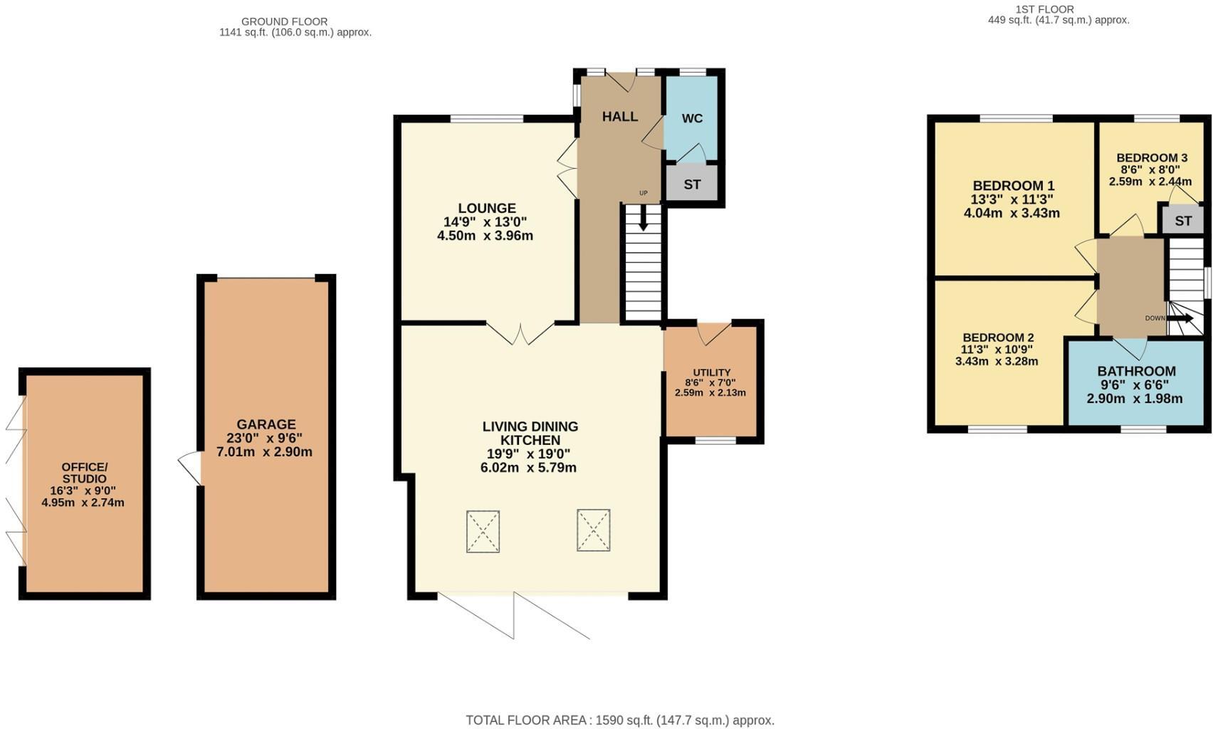 Wayside Close, Harrogate floorplan