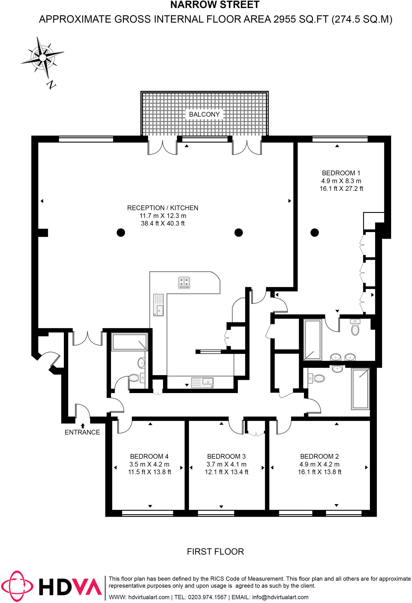 Narrow Street, London, E14 floorplan