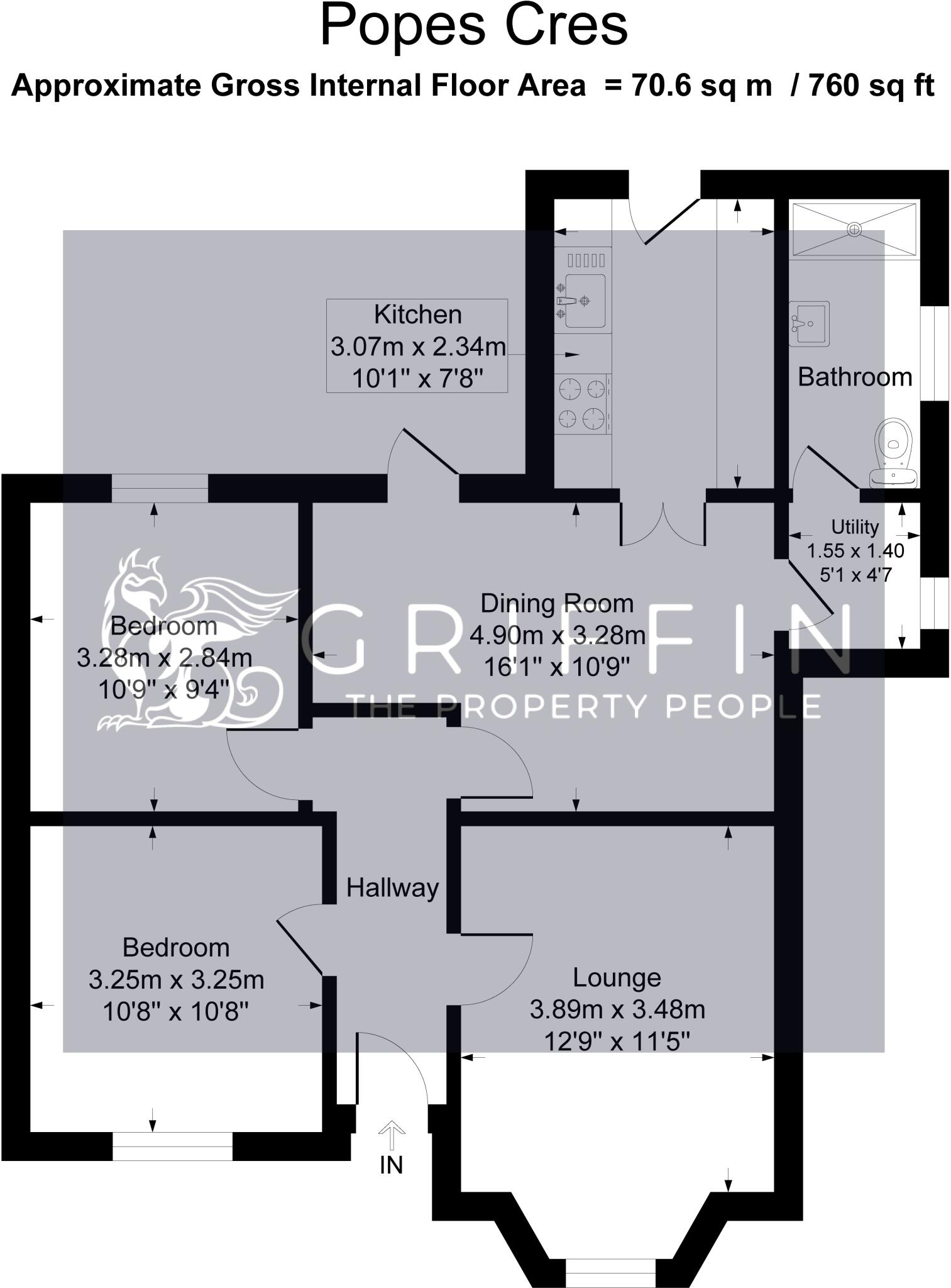 Popes Crescent, Pitsea, Basildon, SS13 floorplan