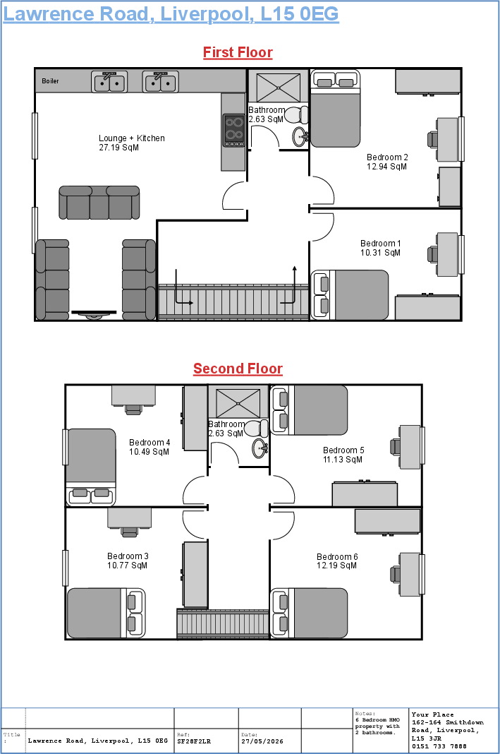 Lawrence Road, Liverpool floorplan