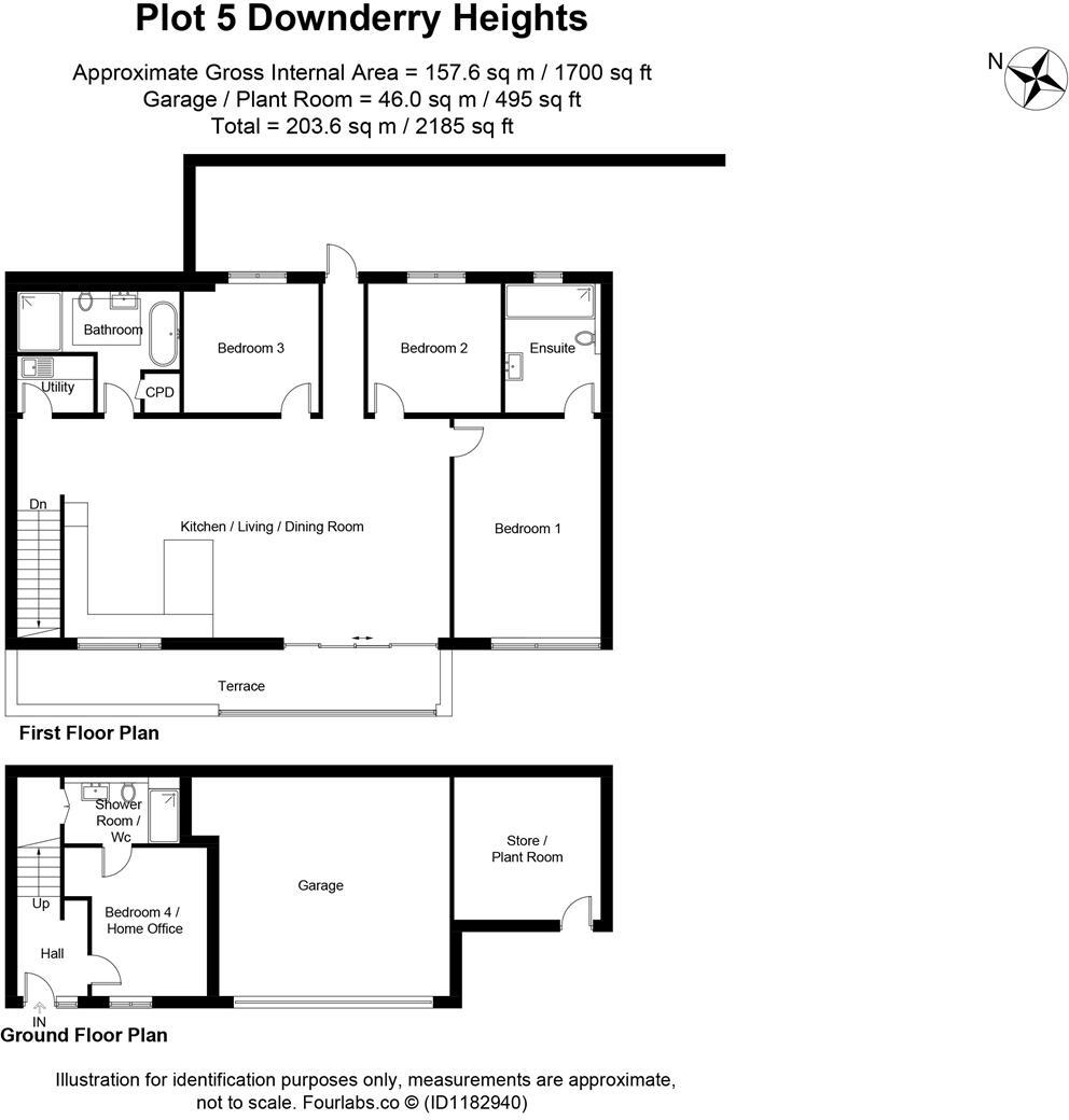 Downderry, Cornwall floorplan