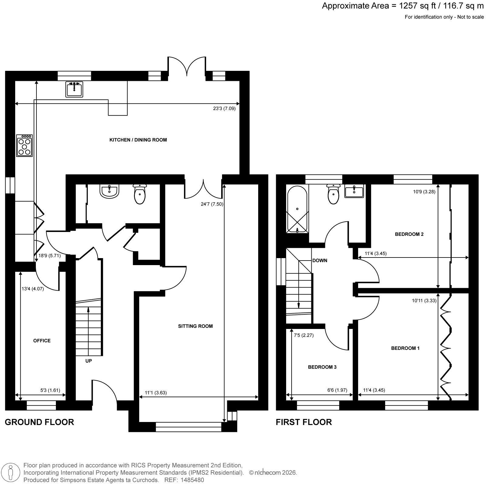 Dynevor Place, Fairlands, Guildford, GU3 floorplan