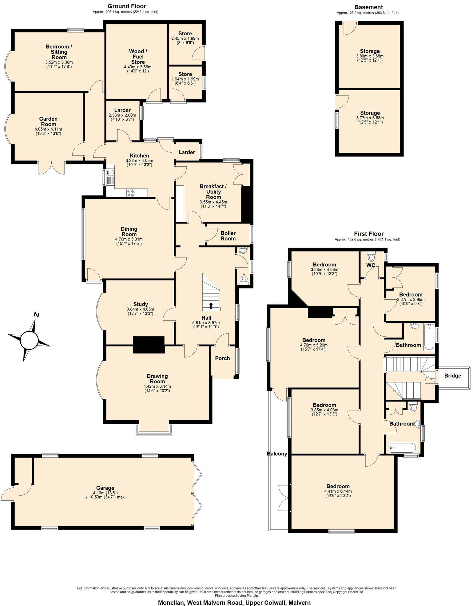 West Malvern Road, Malvern, Worcestershire, WR14 floorplan