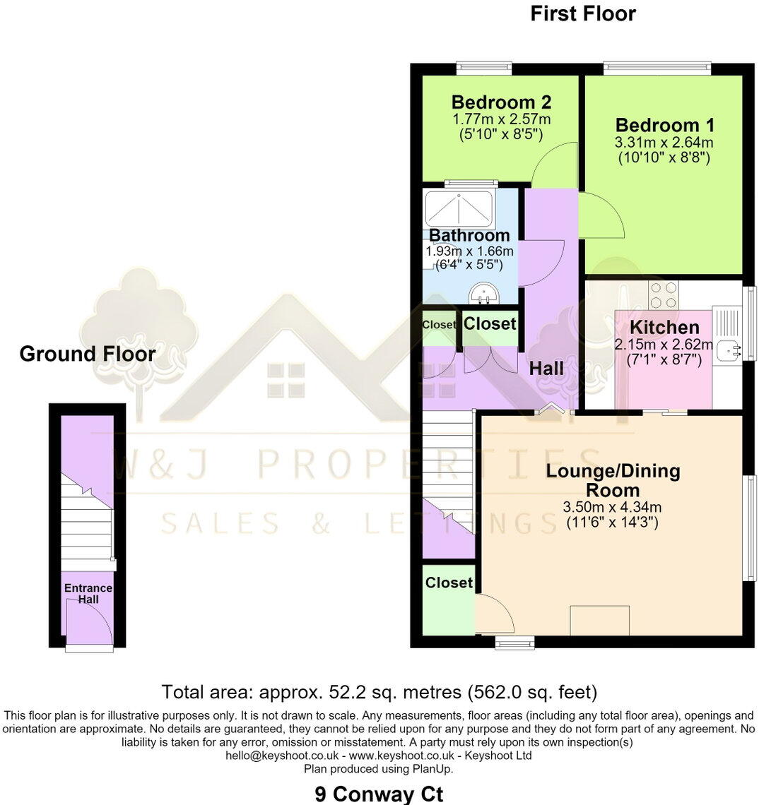 Conway Court, Hoghton, Preston, PR5 0EP floorplan
