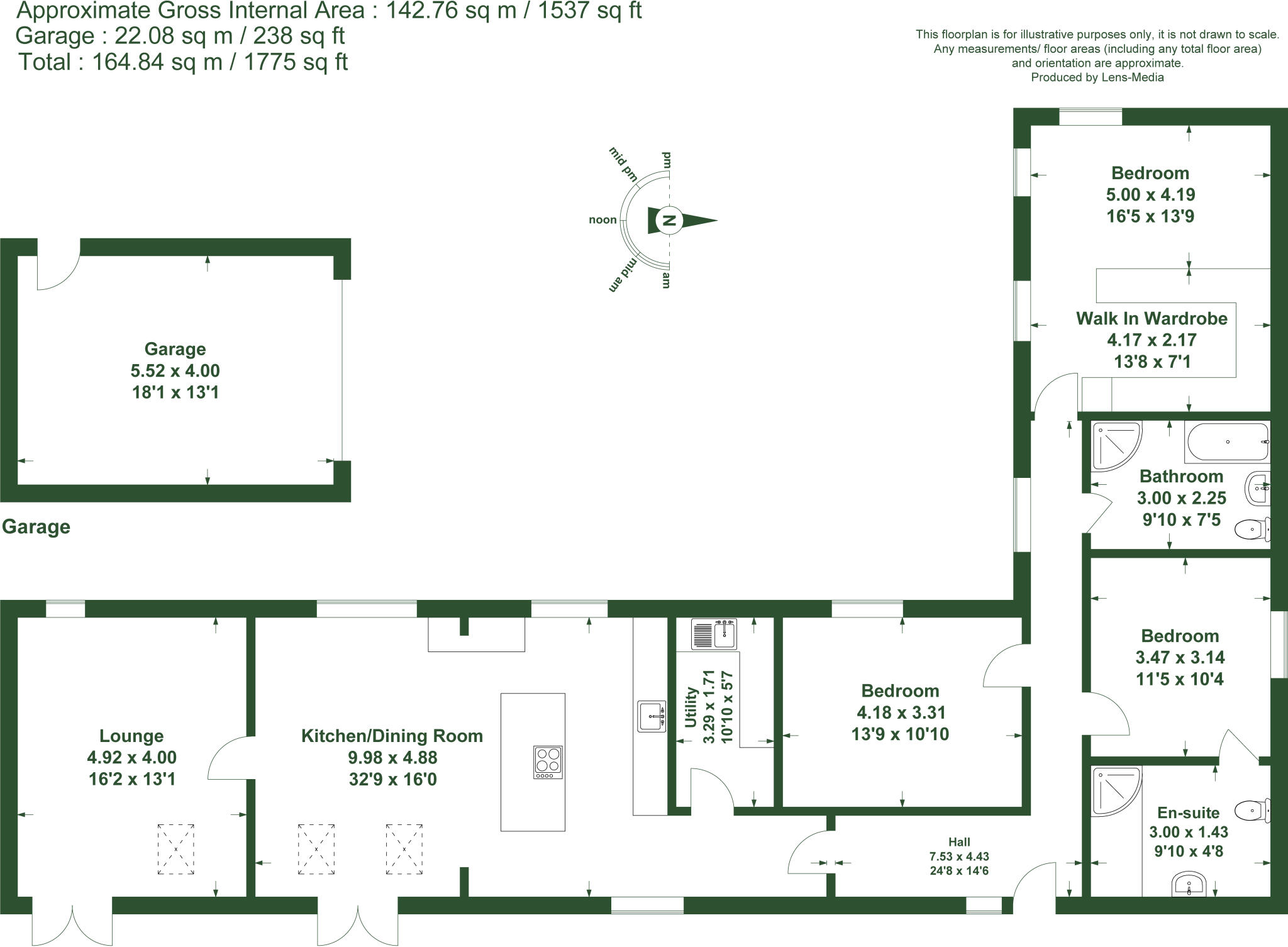 Lodge Farm, Thistleton Road, Preston, Lancashire floorplan