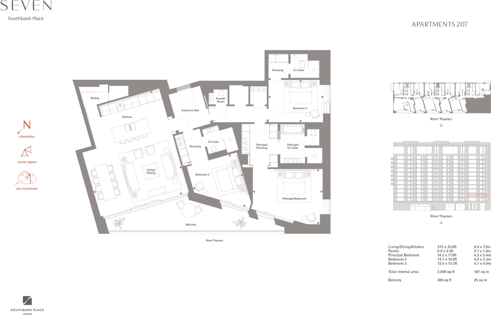 SEVEN, Southbank Place, SE1 floorplan