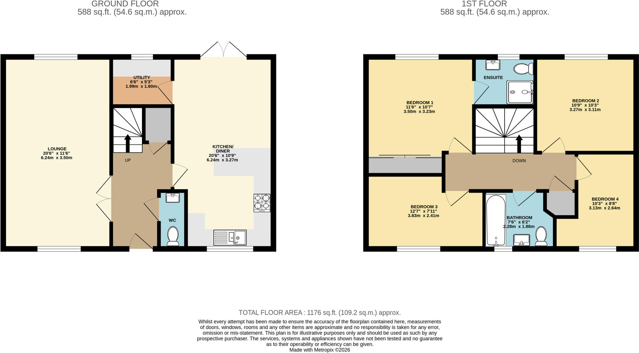 Harrow Lane, Scartho Top, N.E.Lincolnshire, DN33 floorplan