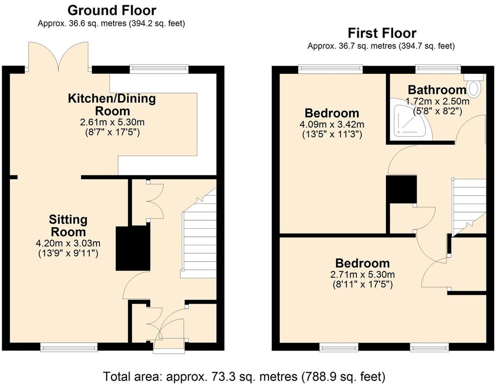Bracken Road, Leigh, WN7 floorplan