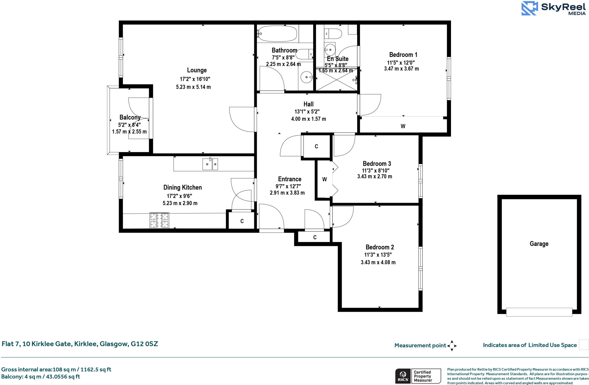 Kirklee Gate, Kirklee, Glasgow floorplan