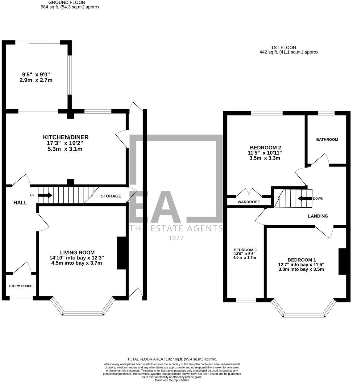 Park Avenue North, Northampton, NN3 floorplan