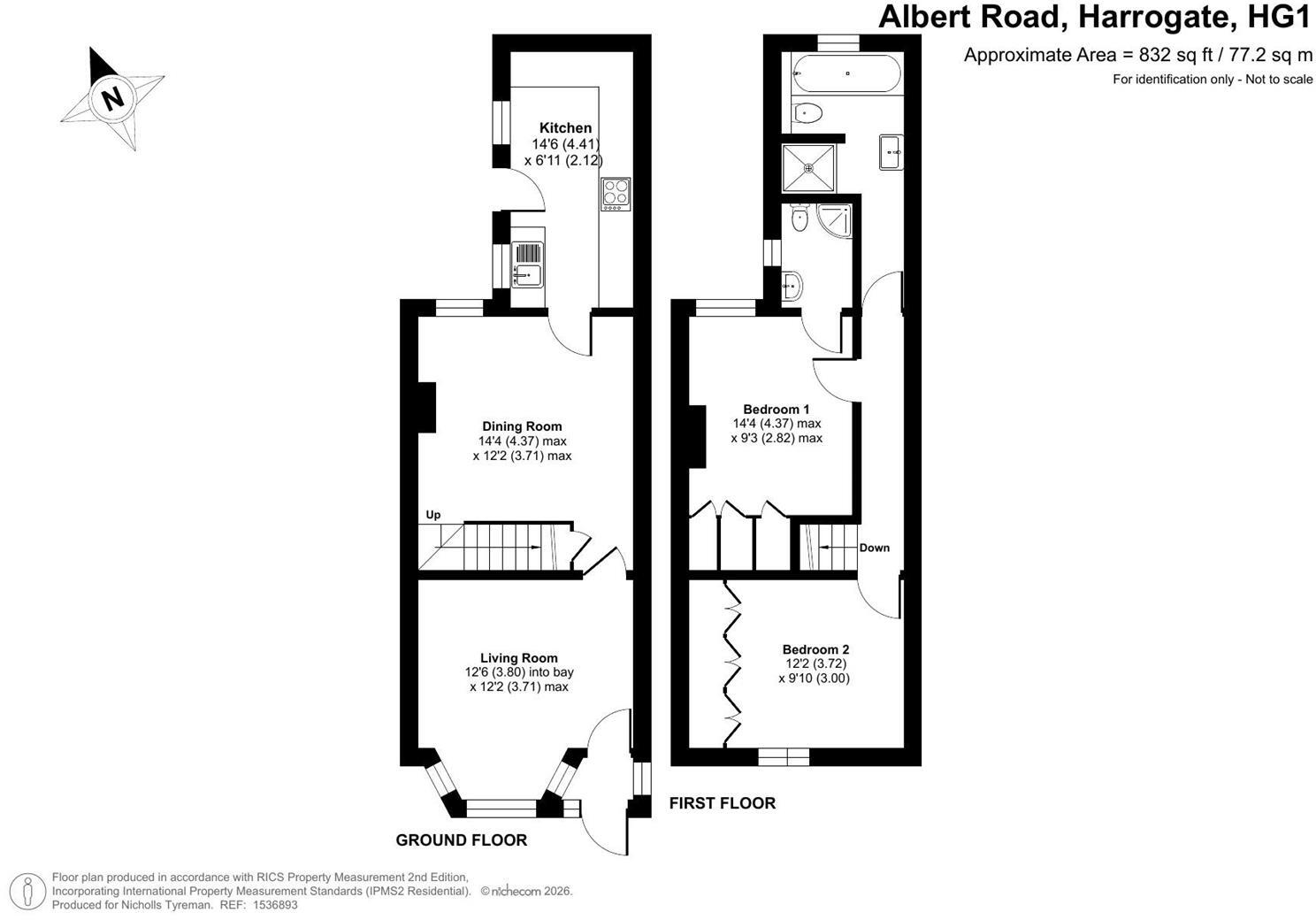 Albert Road, Harrogate floorplan
