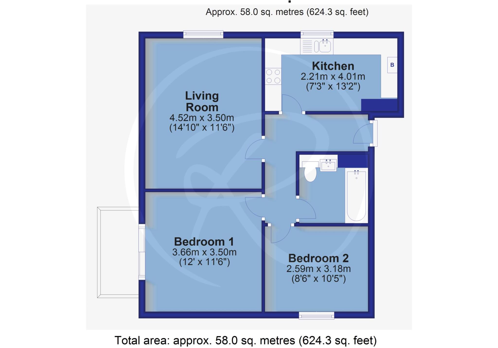 Trelawney Court, Diddywell Road, Northam floorplan