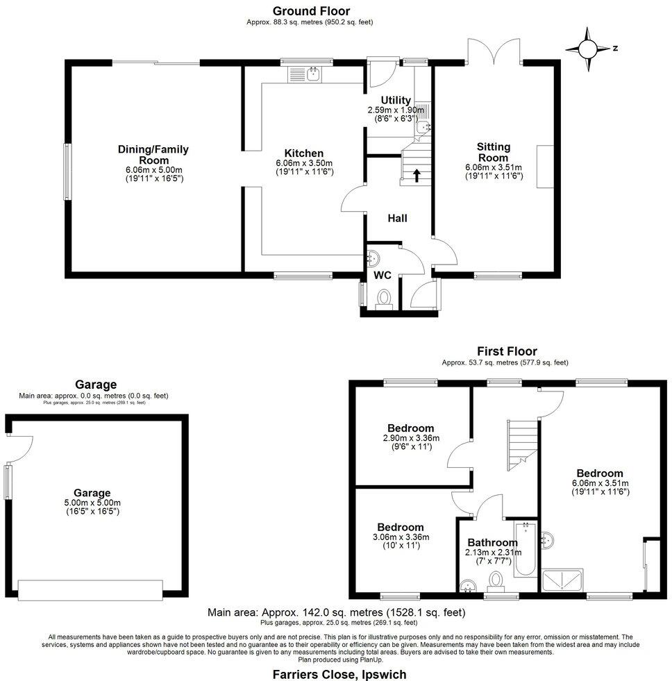 Farriers Close, Martlesham Heath, IP5 floorplan