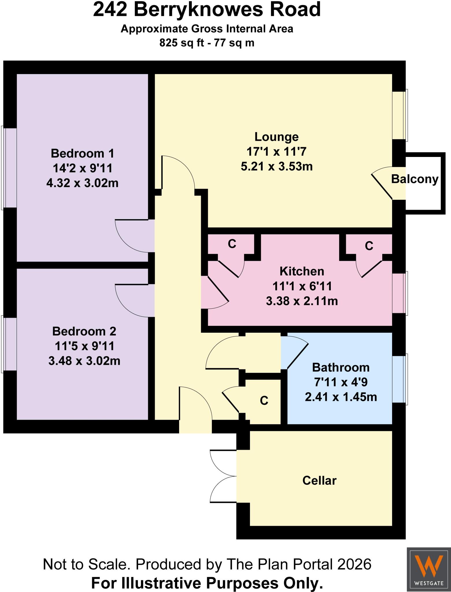 Berryknowes Road, Glasgow floorplan