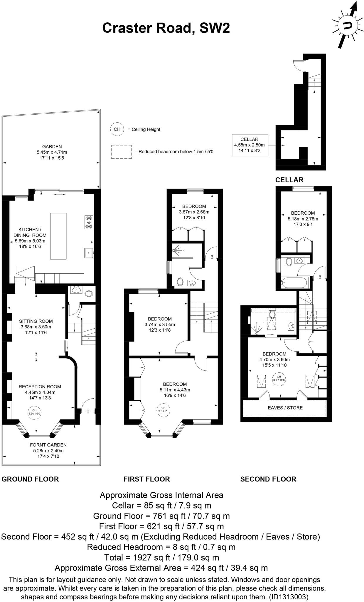 Craster Road, Herne Hill, SW2 floorplan
