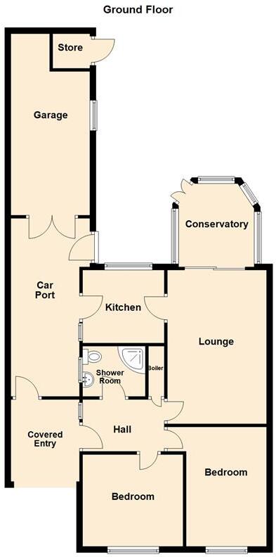 Leveson Avenue, Cheslyn Hay, WS6 7BN floorplan