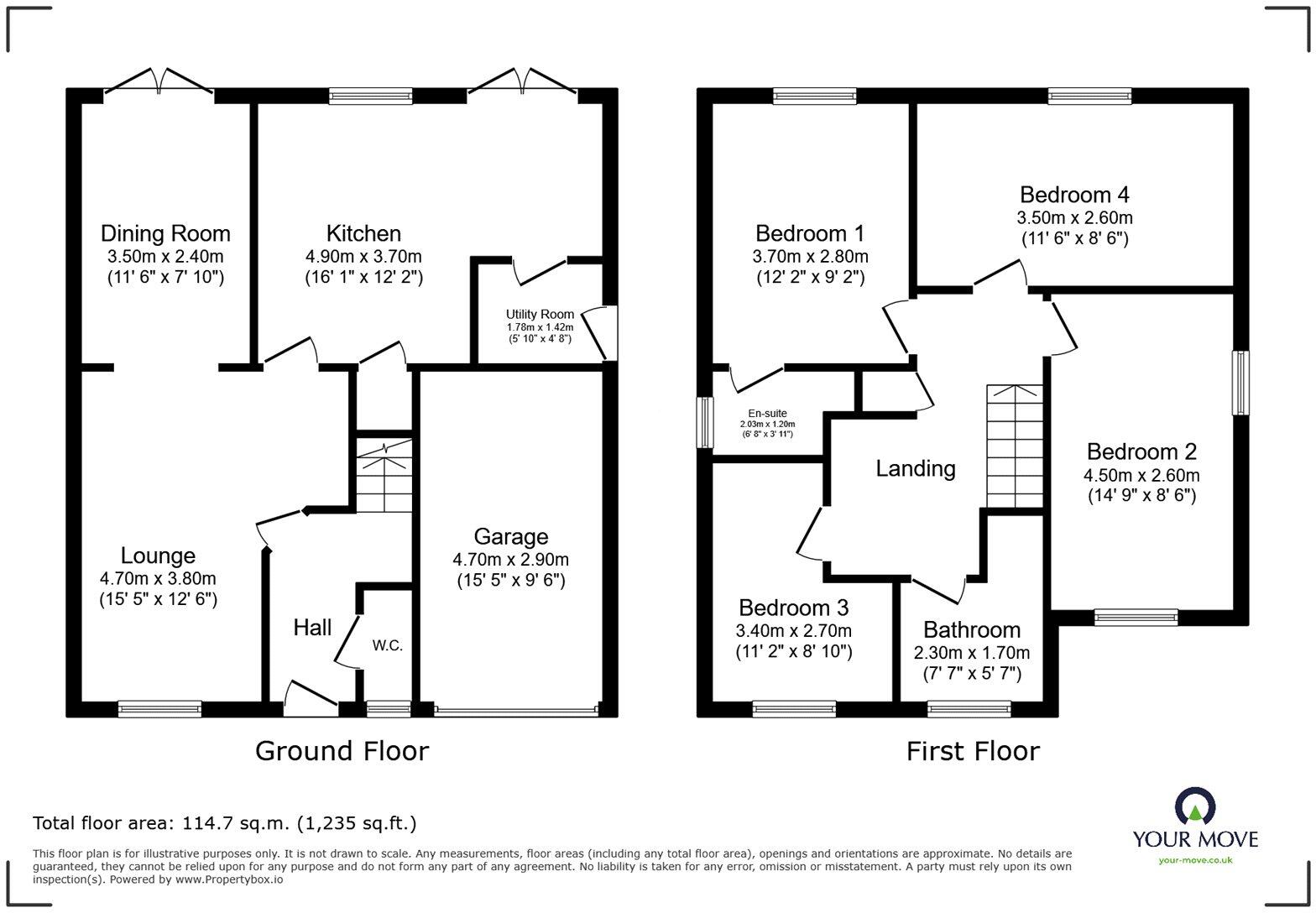Corn Meadows, Bedworth, Warwickshire, CV12 floorplan