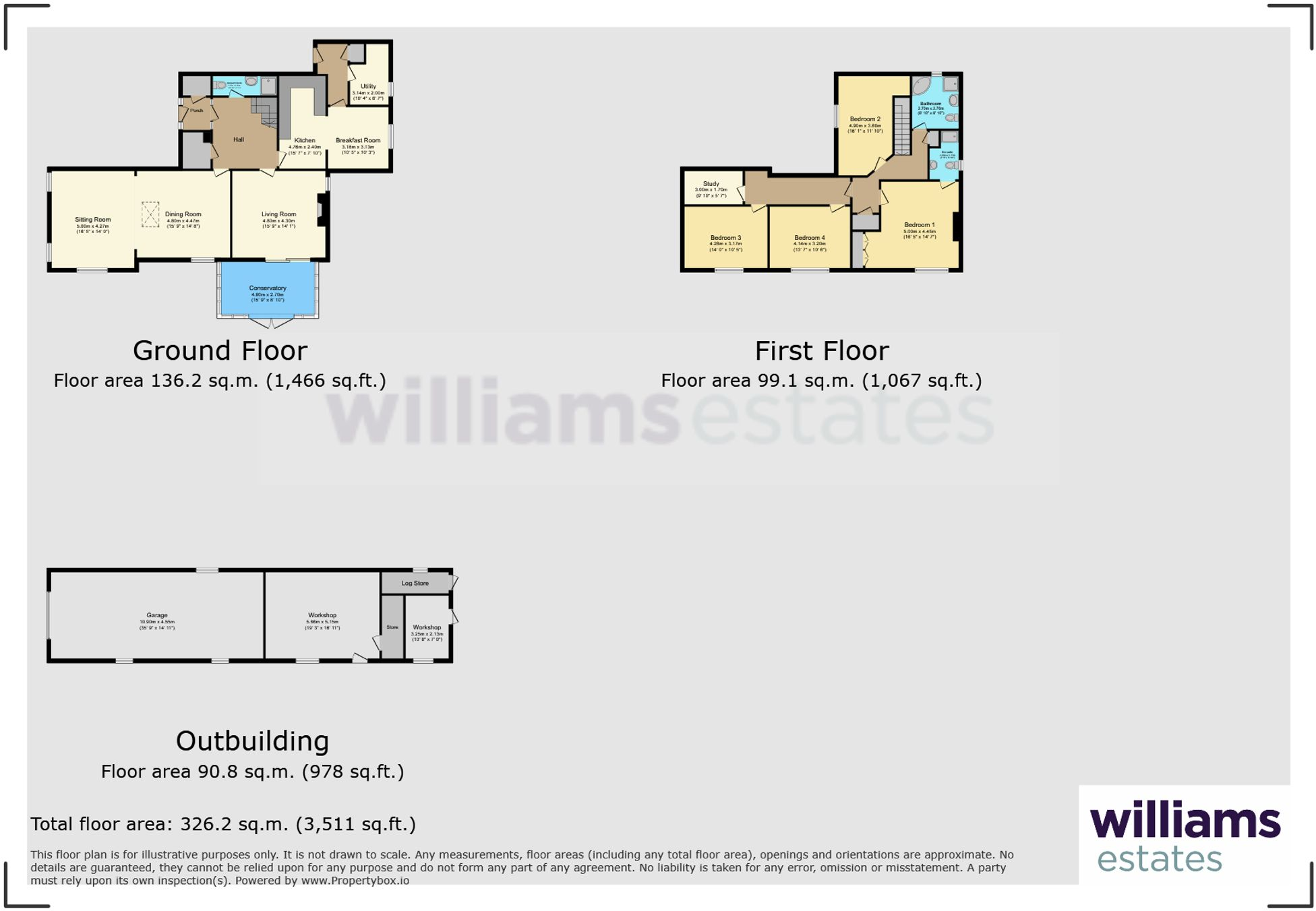 Clawddnewydd, Ruthin, LL15 floorplan