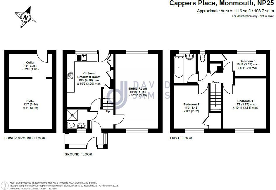Cappers Place, Monmouth, Monmouthshire, NP25 floorplan