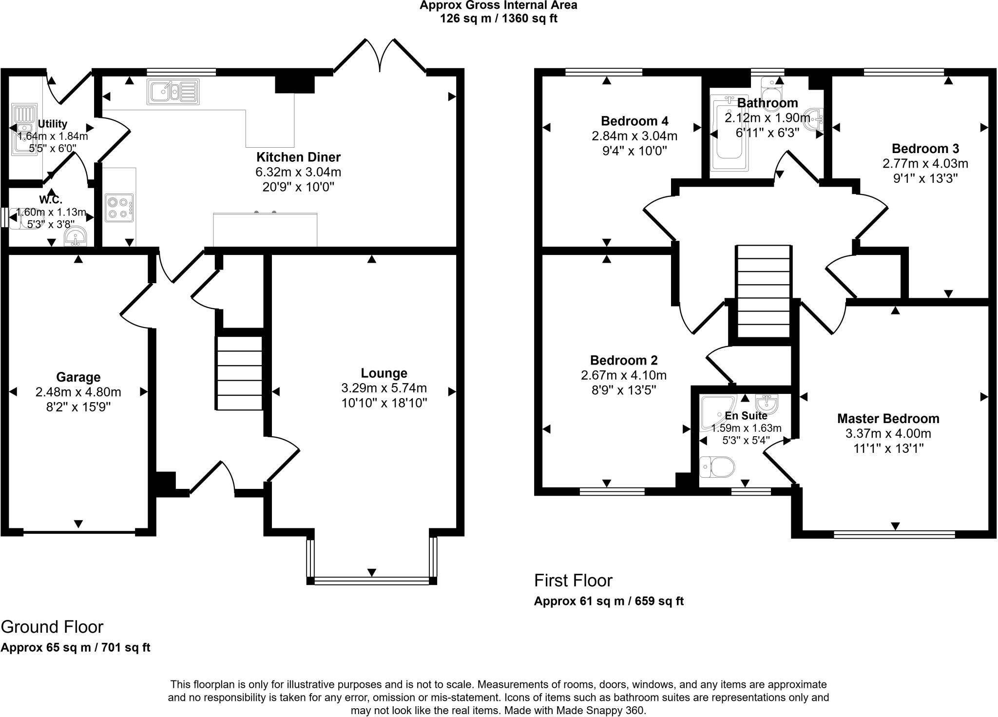 Ambridge Way, Seaton Delaval, Whitley Bay, Northumberland, NE25 0PY floorplan