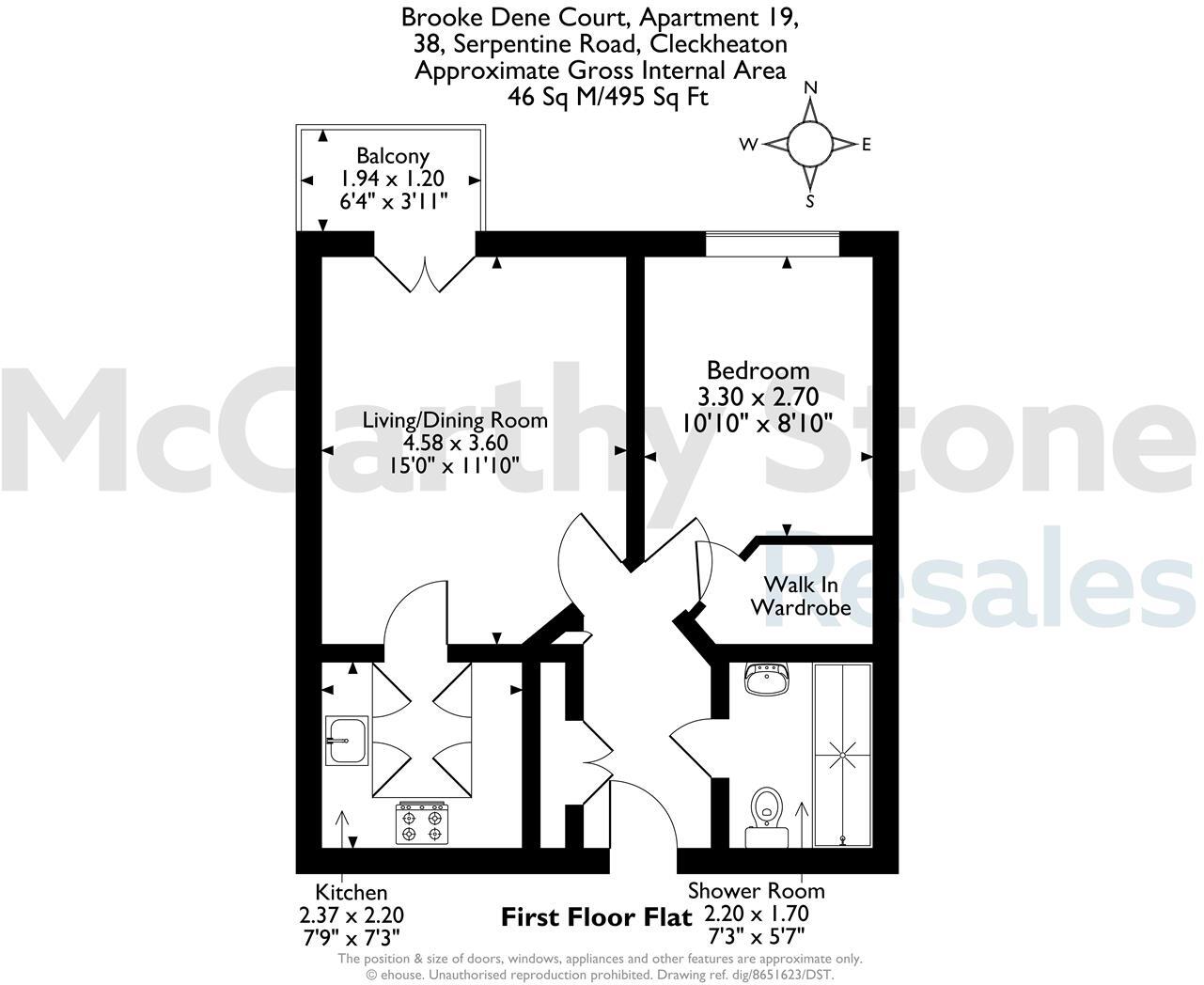 Brooke Dene Court, Serpentine Road, Cleckheaton floorplan