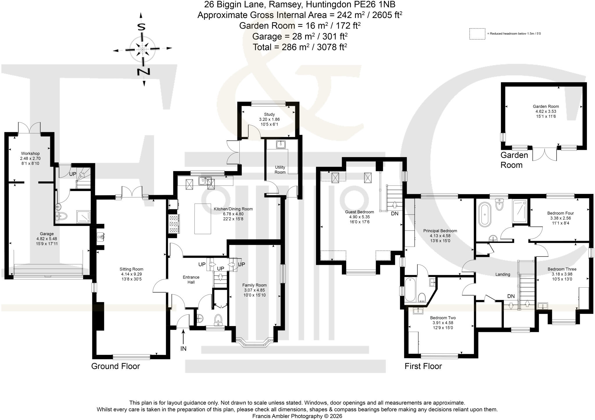 26, Biggin Lane, Ramsey, Huntingdon, Cambridgeshire, PE26 floorplan