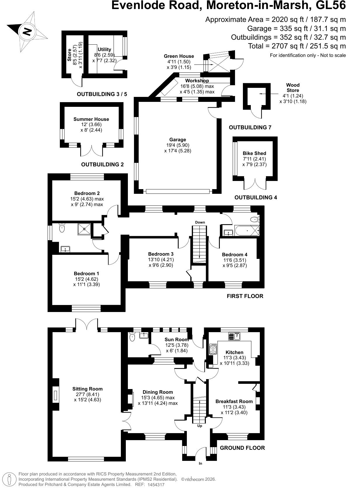 Evelode Road, Moreton In Marsh, Gloucestershire, GL56 floorplan