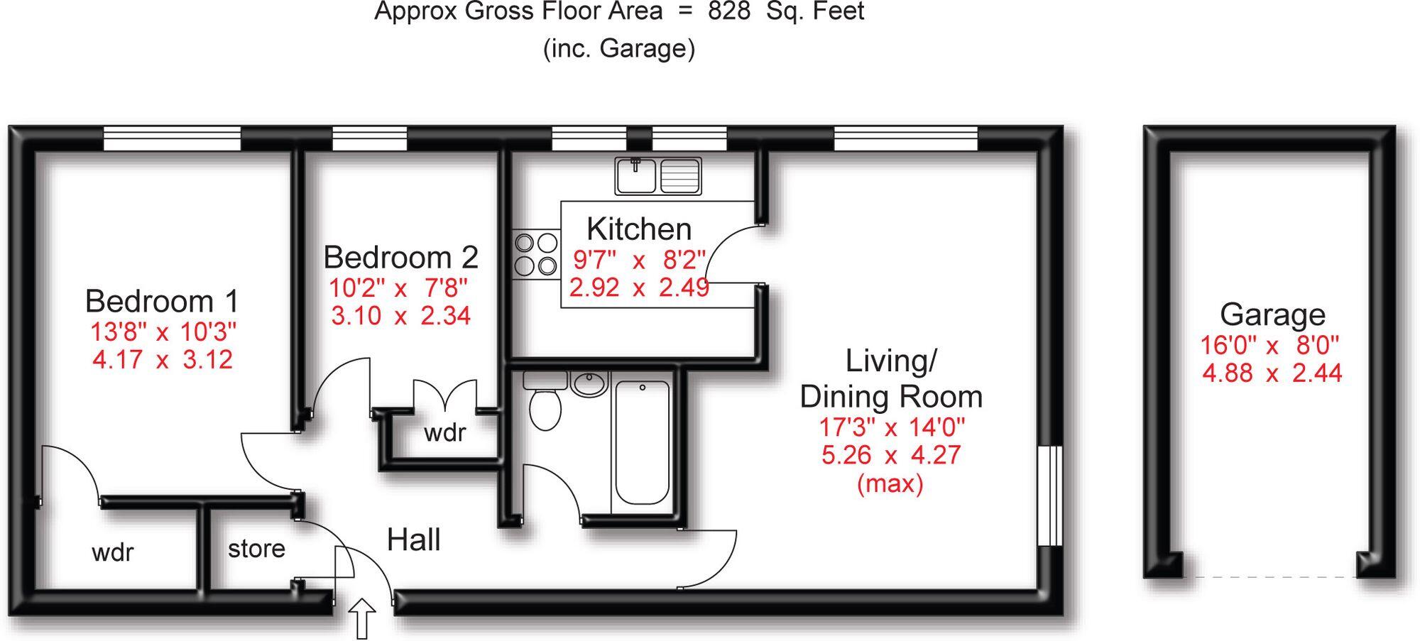 4 Grange Court, Grange Road, Bowdon, WA14 3EU floorplan