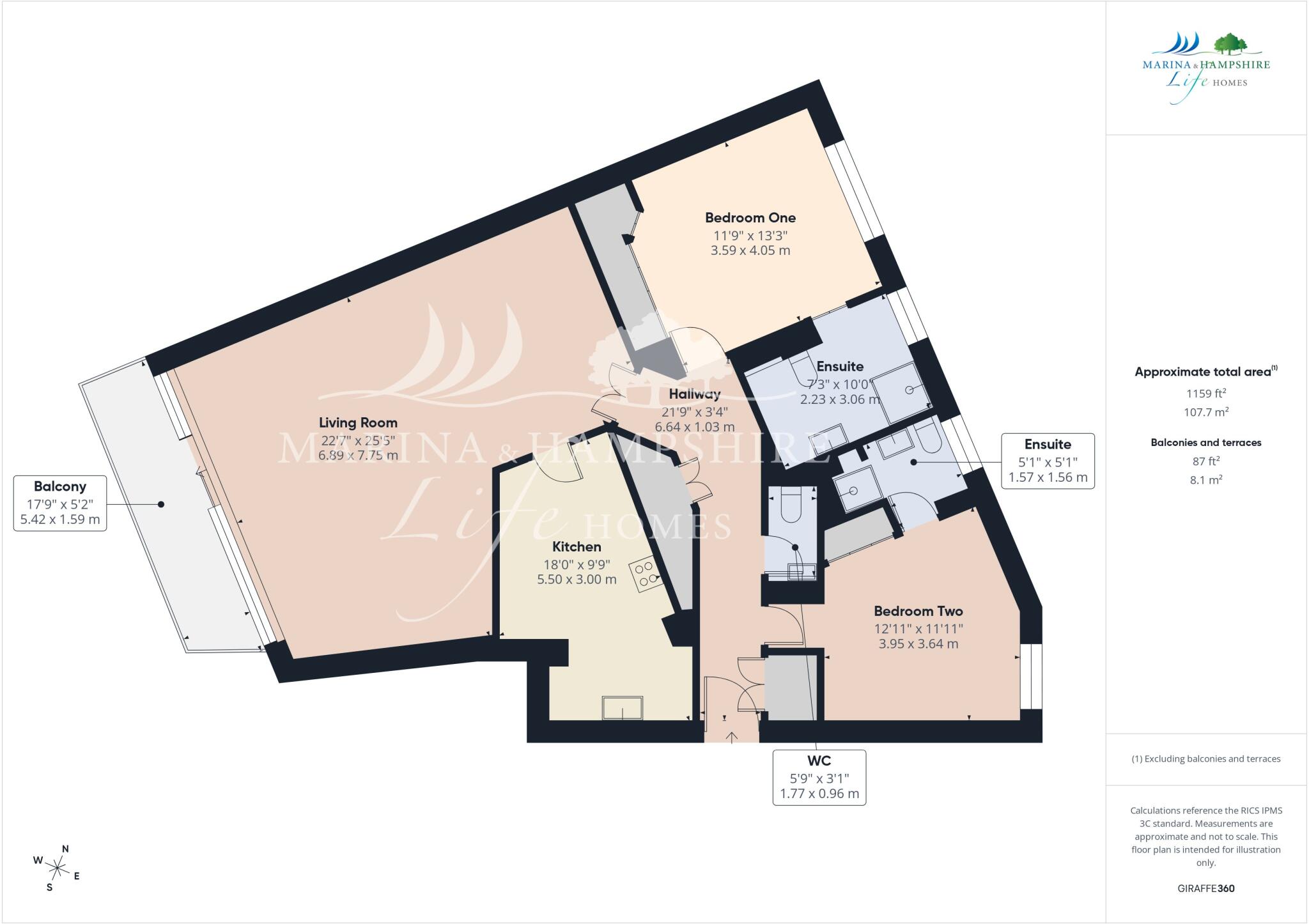 Oyster Quay, Port Solent floorplan