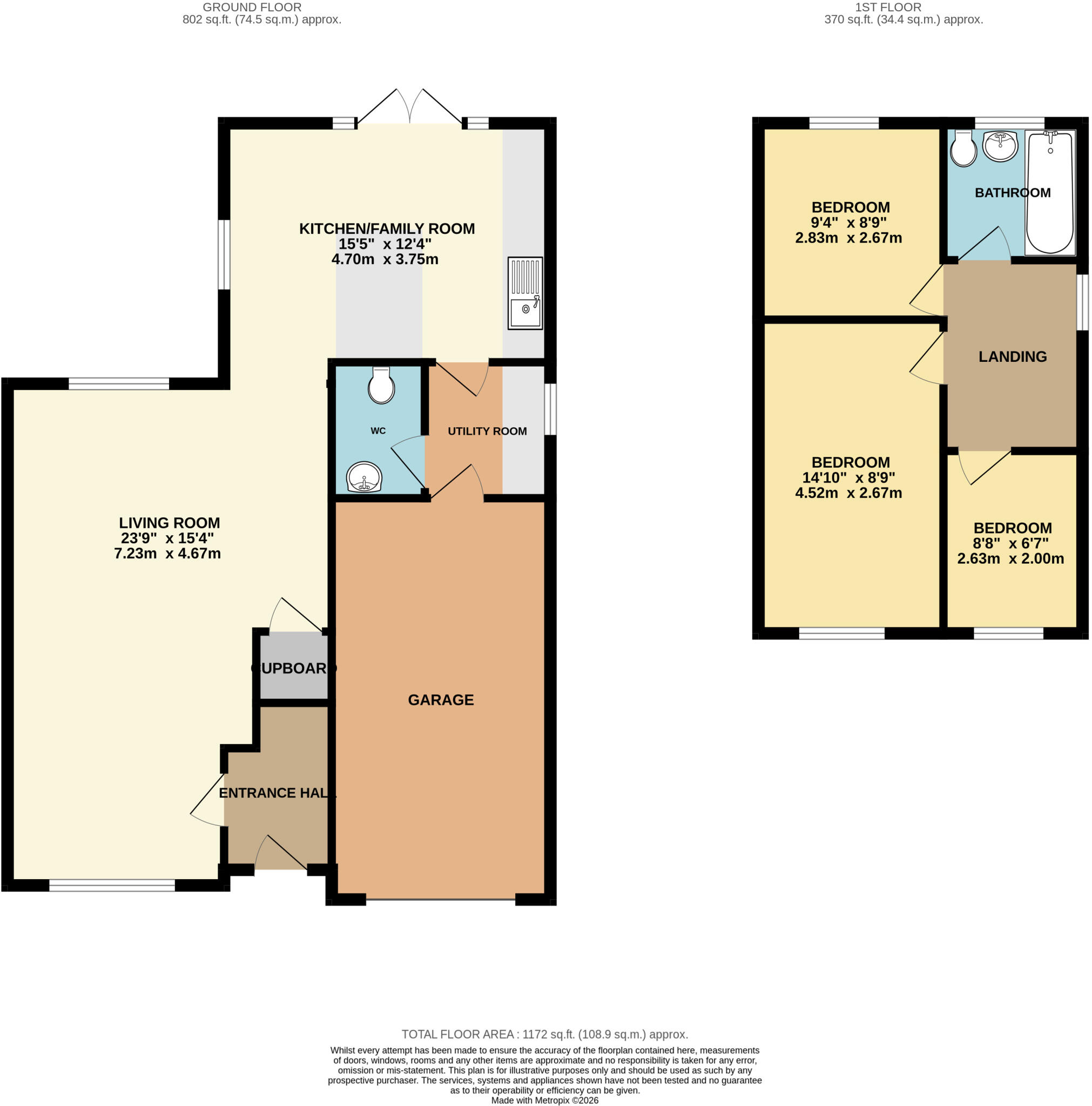 Burnett  Road, Trowbridge floorplan