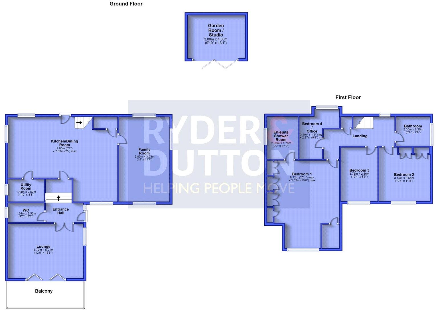 Oaklands Park, Grasscroft, Saddleworth, OL4 floorplan