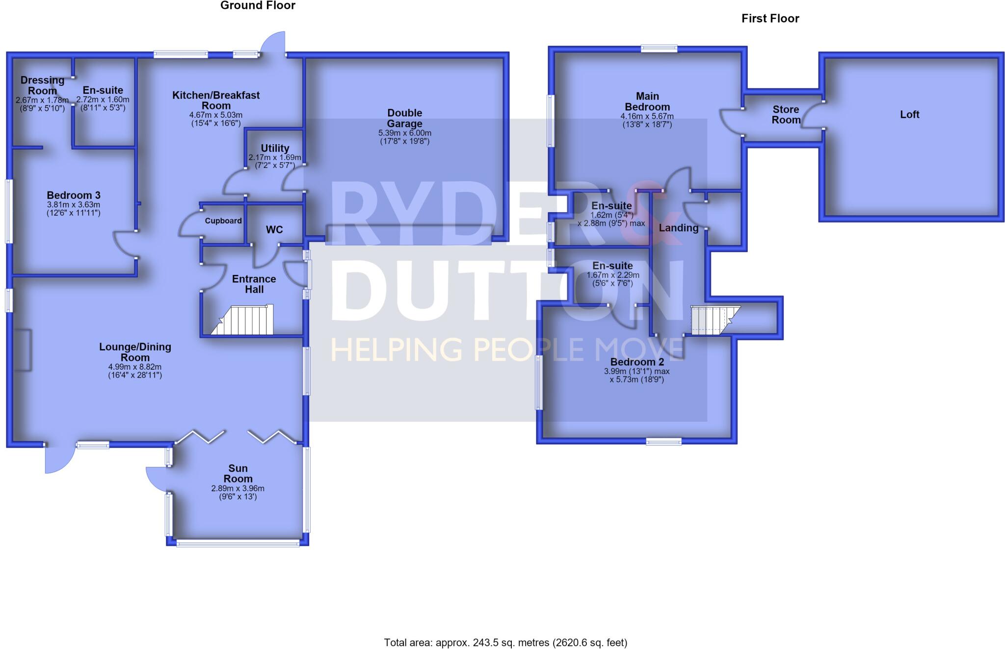 Parkwood Road, Longwood, Huddersfield, West Yorkshire, HD3 floorplan