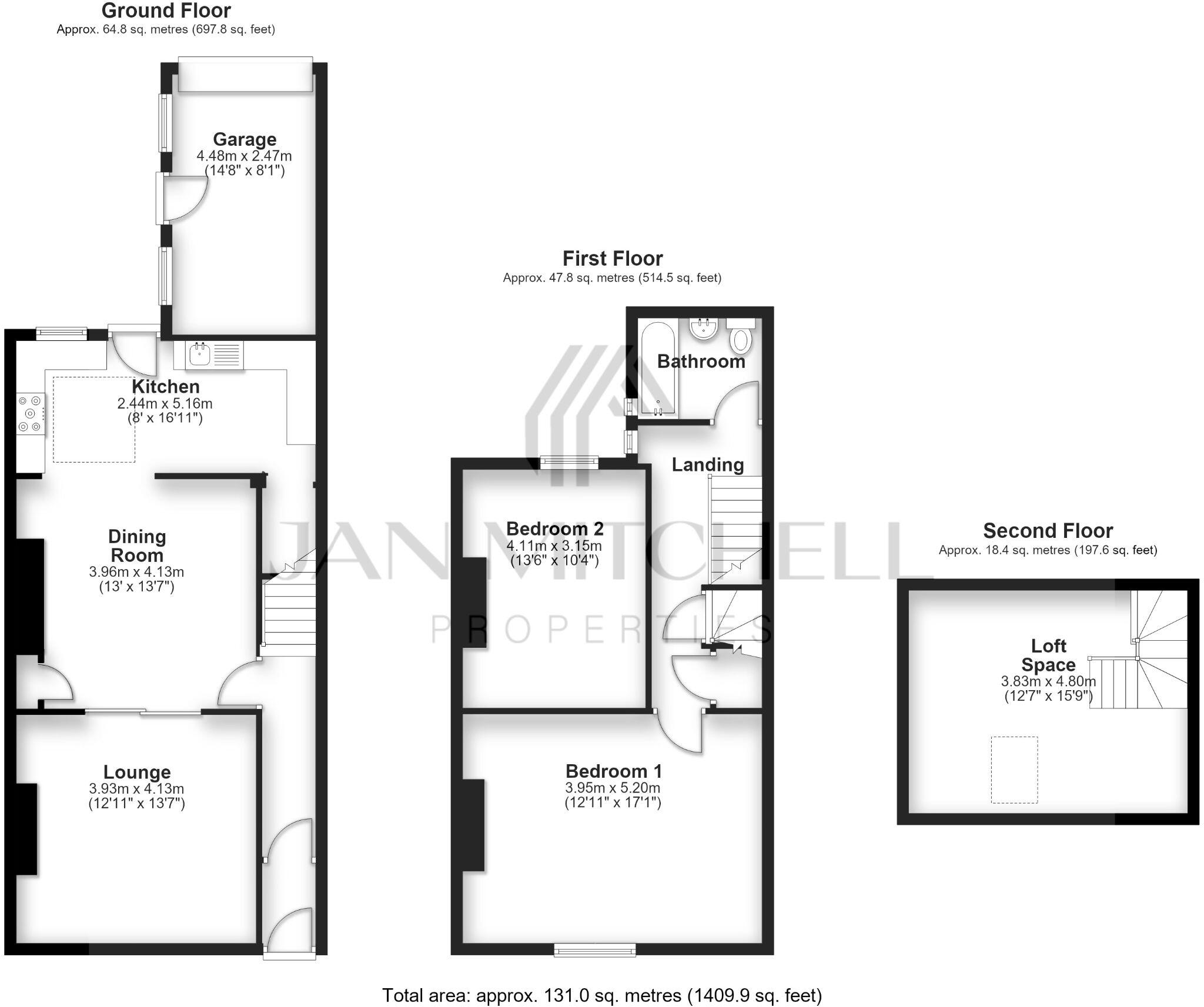 Eden Avenue, Burnopfield, Newcastle upon Tyne floorplan
