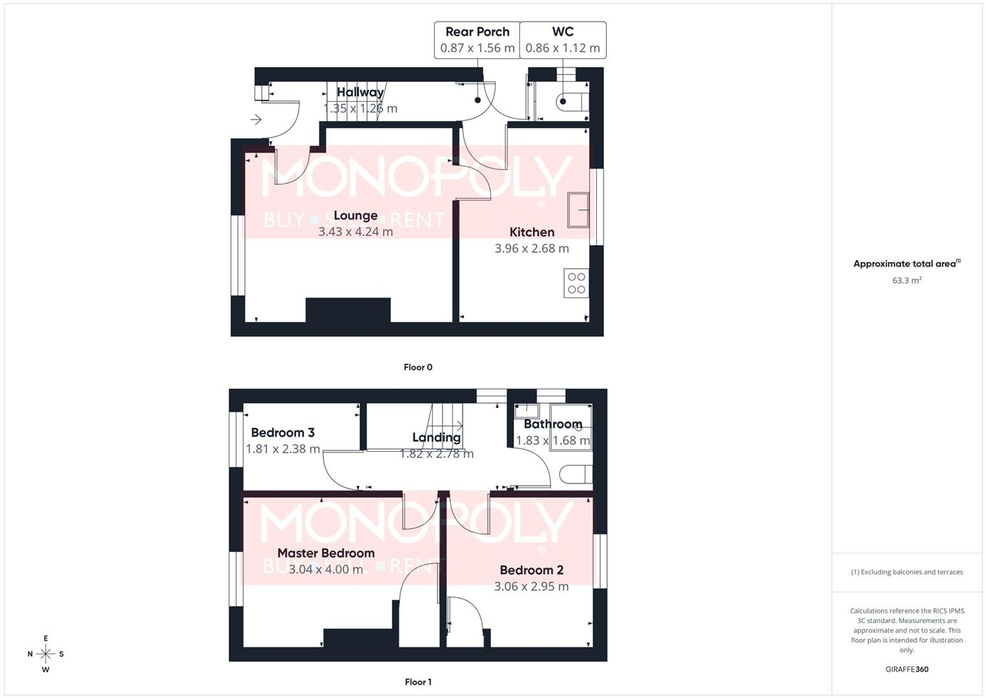 Maesglas, Denbigh, LL16 floorplan