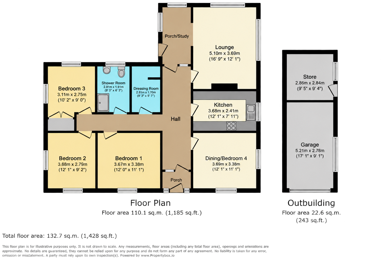 Haddef, Gilfach Road, Penmaenmawr, Conwy floorplan