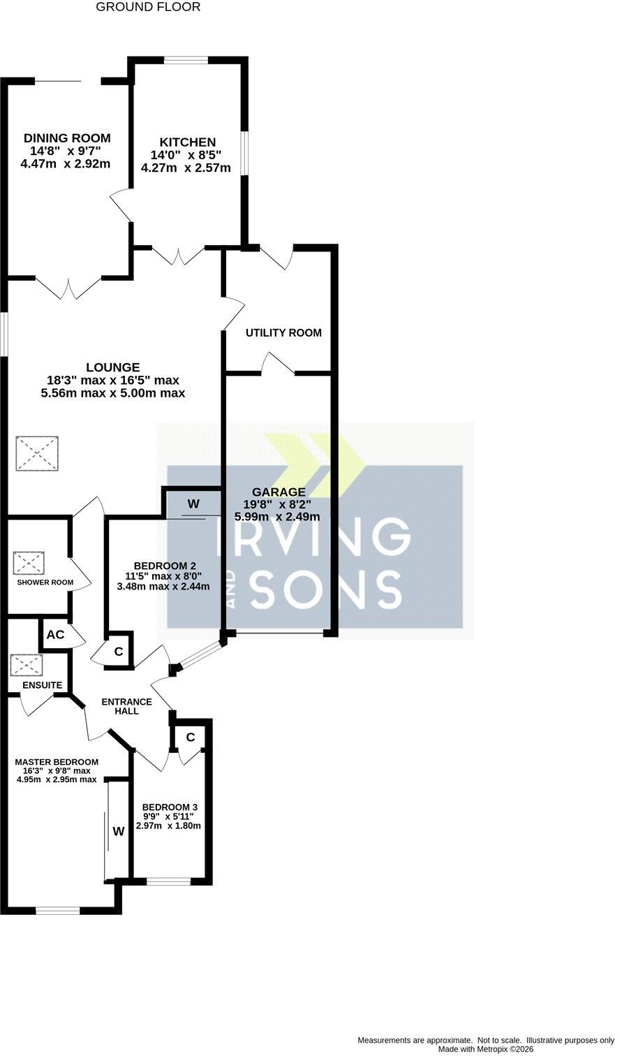 Raymond Close, Verwood, Dorset, BH31 floorplan