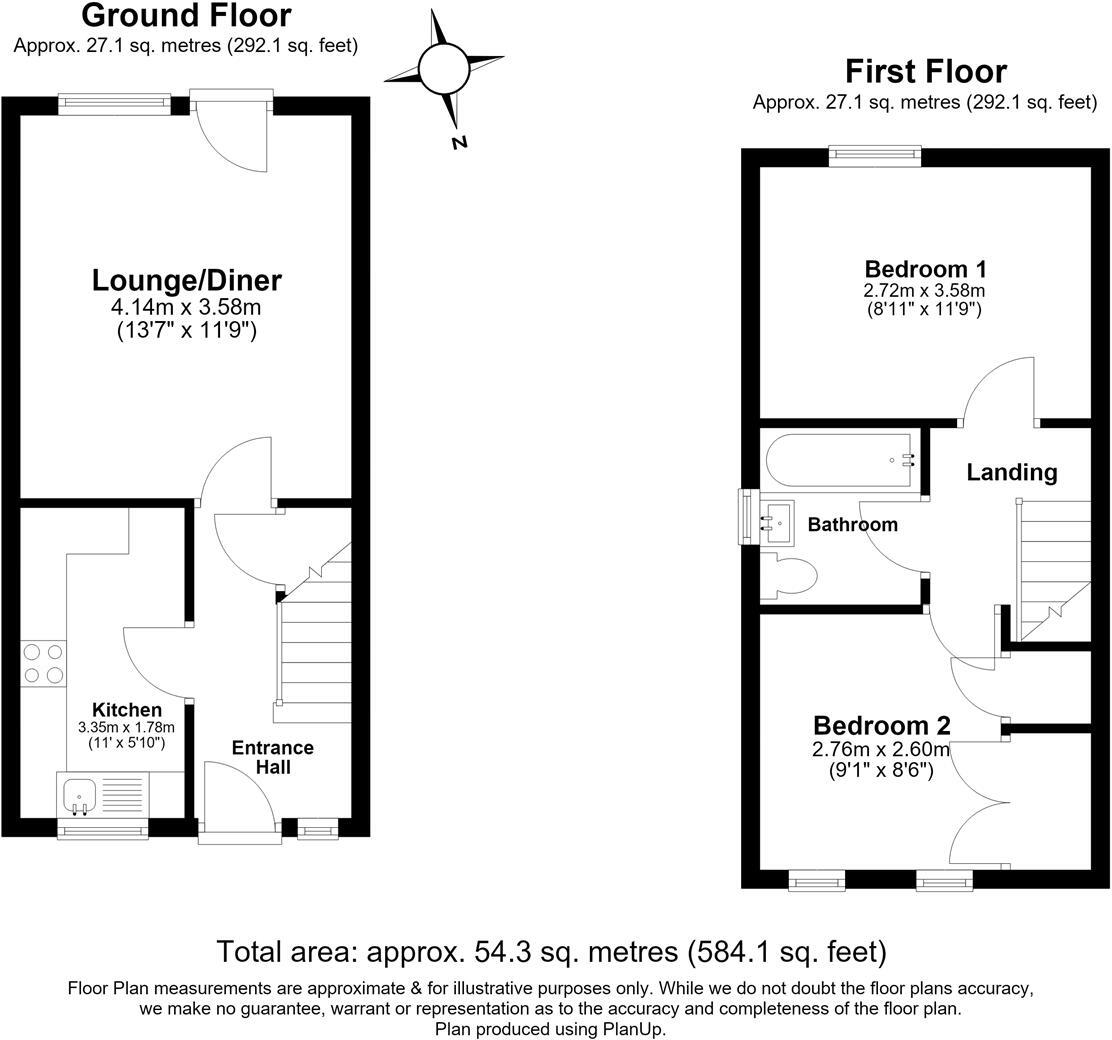 Burns Close, Hitchin floorplan