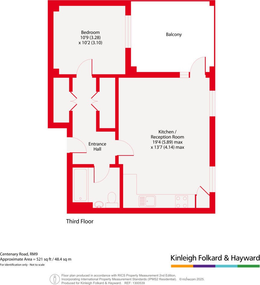 22 Centenary Road, Dagenham, RM9 floorplan