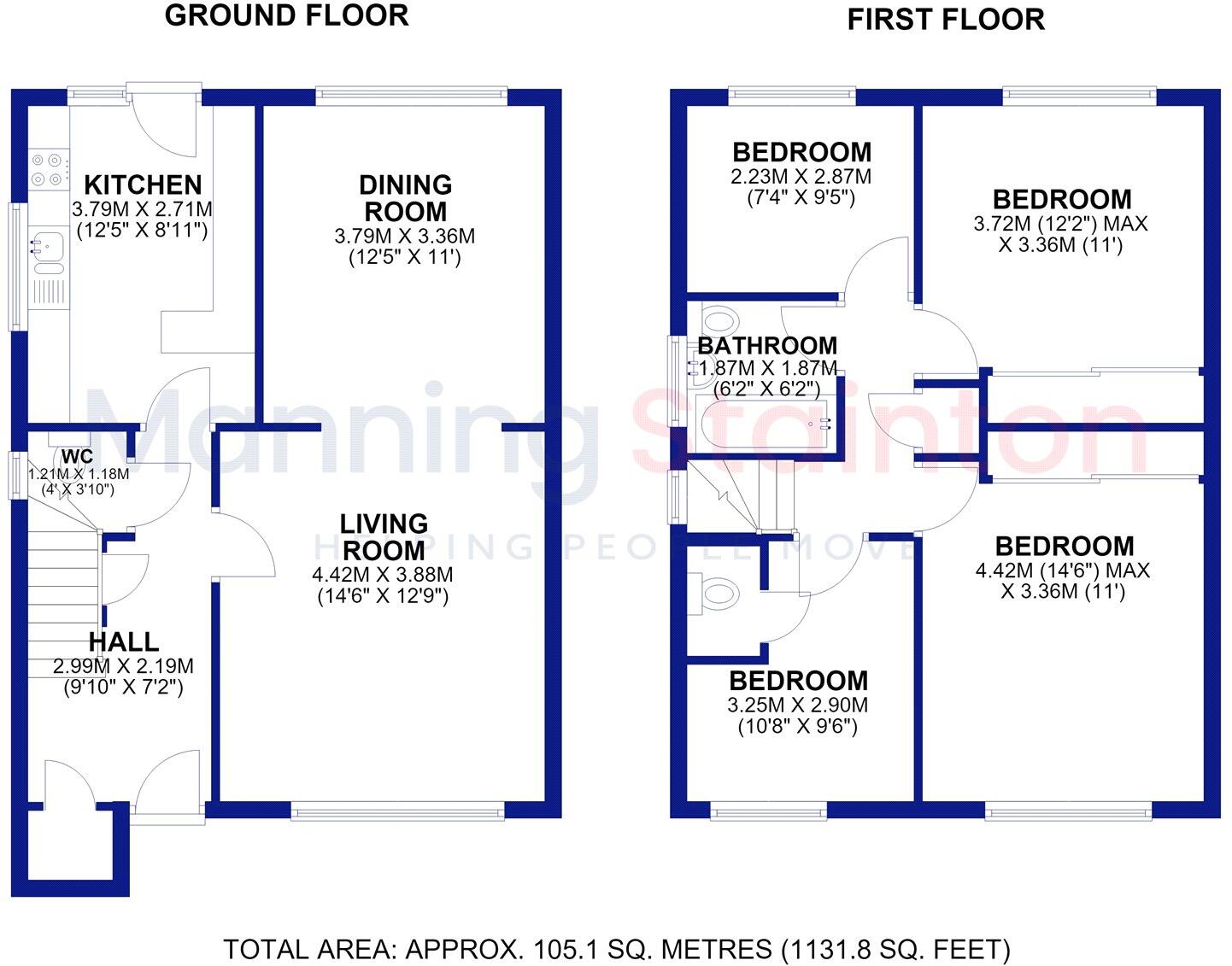 Coach Road, Guiseley, Leeds, West Yorkshire floorplan