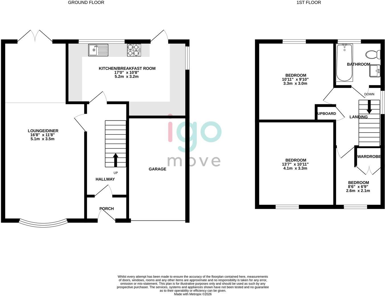 Rudston Avenue, Billingham floorplan