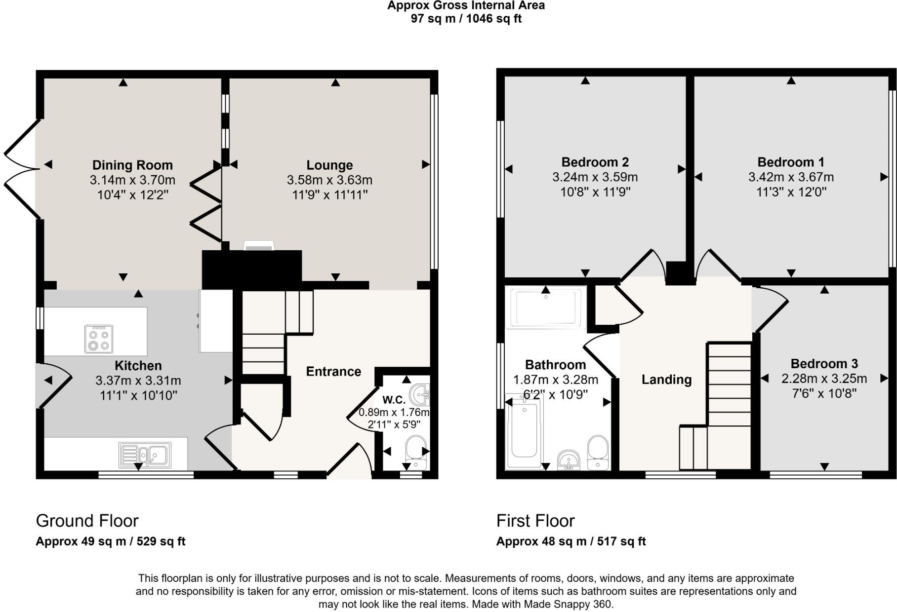 Kennerleigh Road, Cardiff, CF3 4BH floorplan