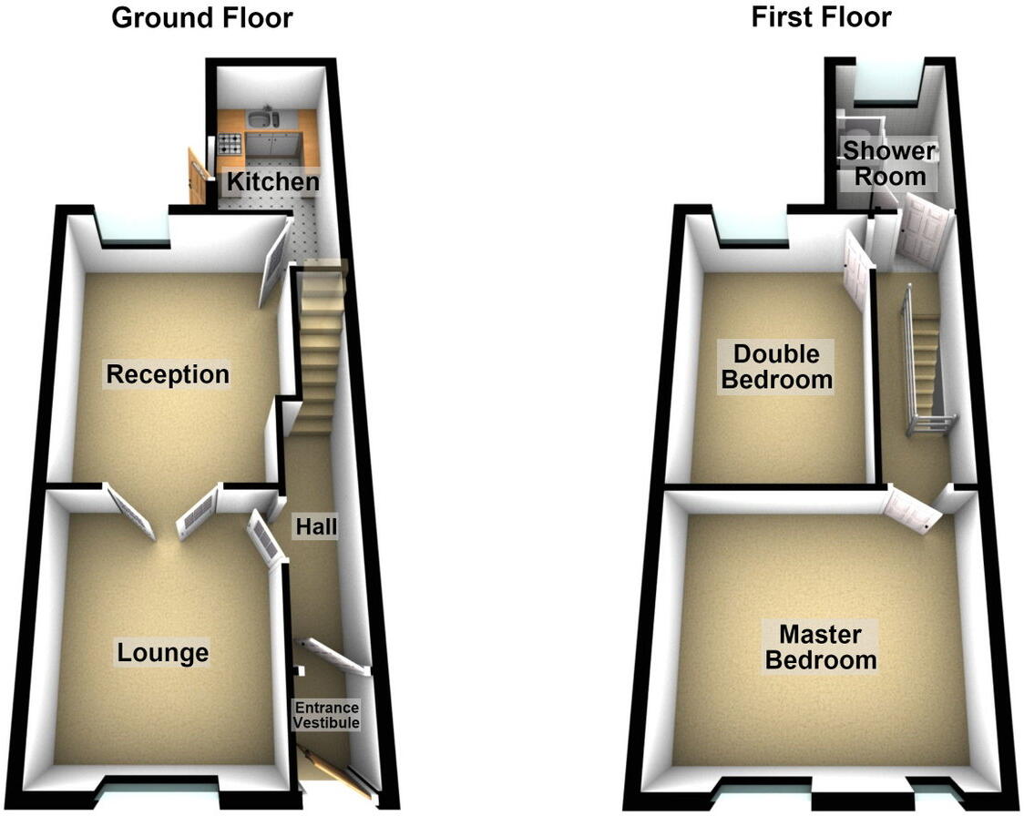 123 London Road, Derker, Oldham, OL1 4BW floorplan