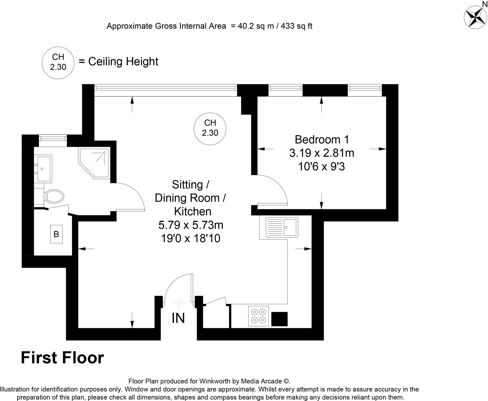 Station Road, Bourne End, Buckinghamshire, SL8 floorplan