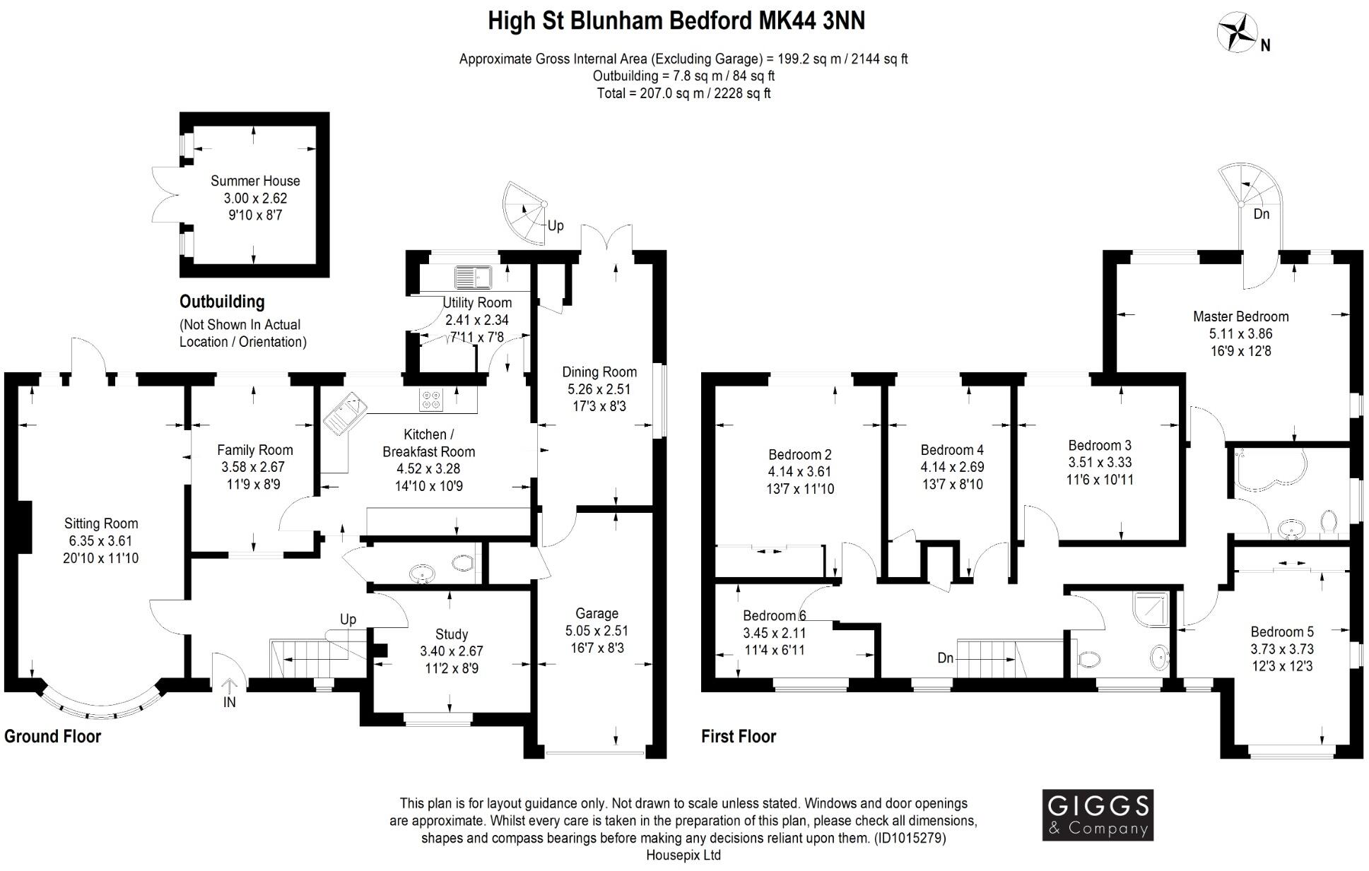 High Street, Blunham, Beds floorplan