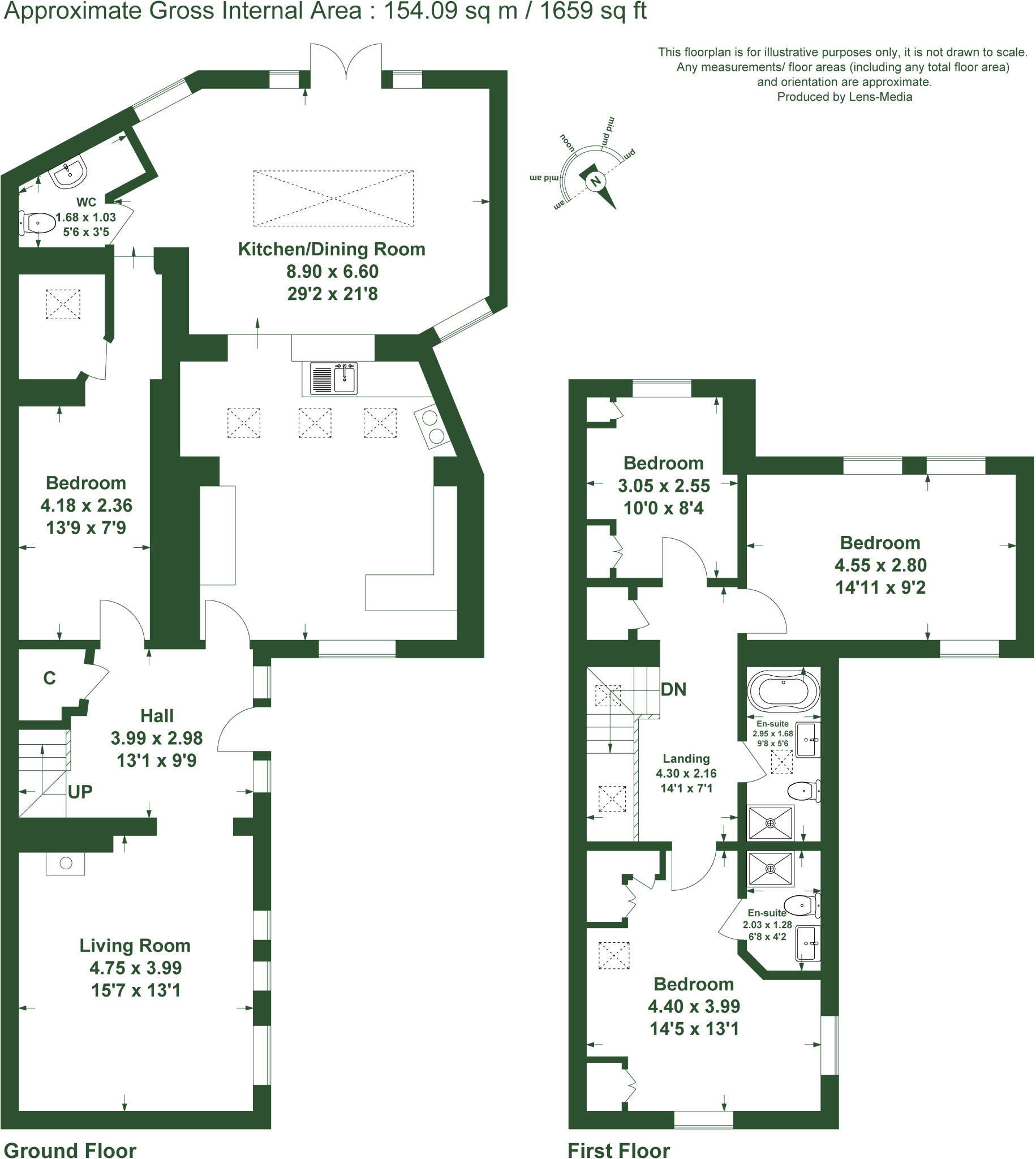 Smithy Lane, Stalmine, Poulton-le-Fylde, Lancashire floorplan
