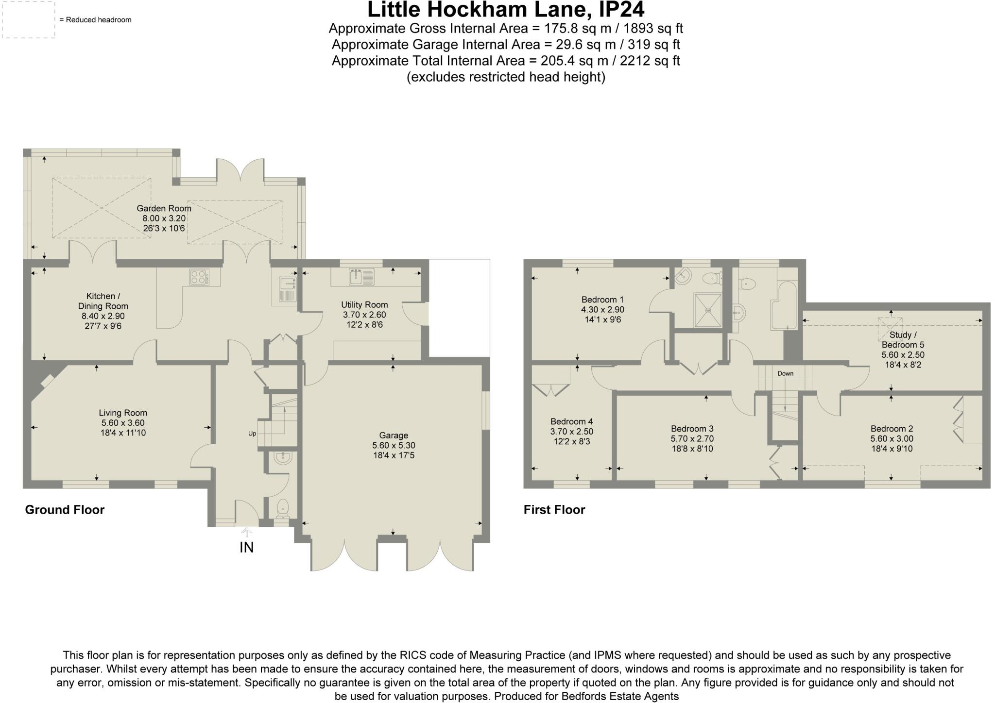 Great Hockham, Norfolk floorplan