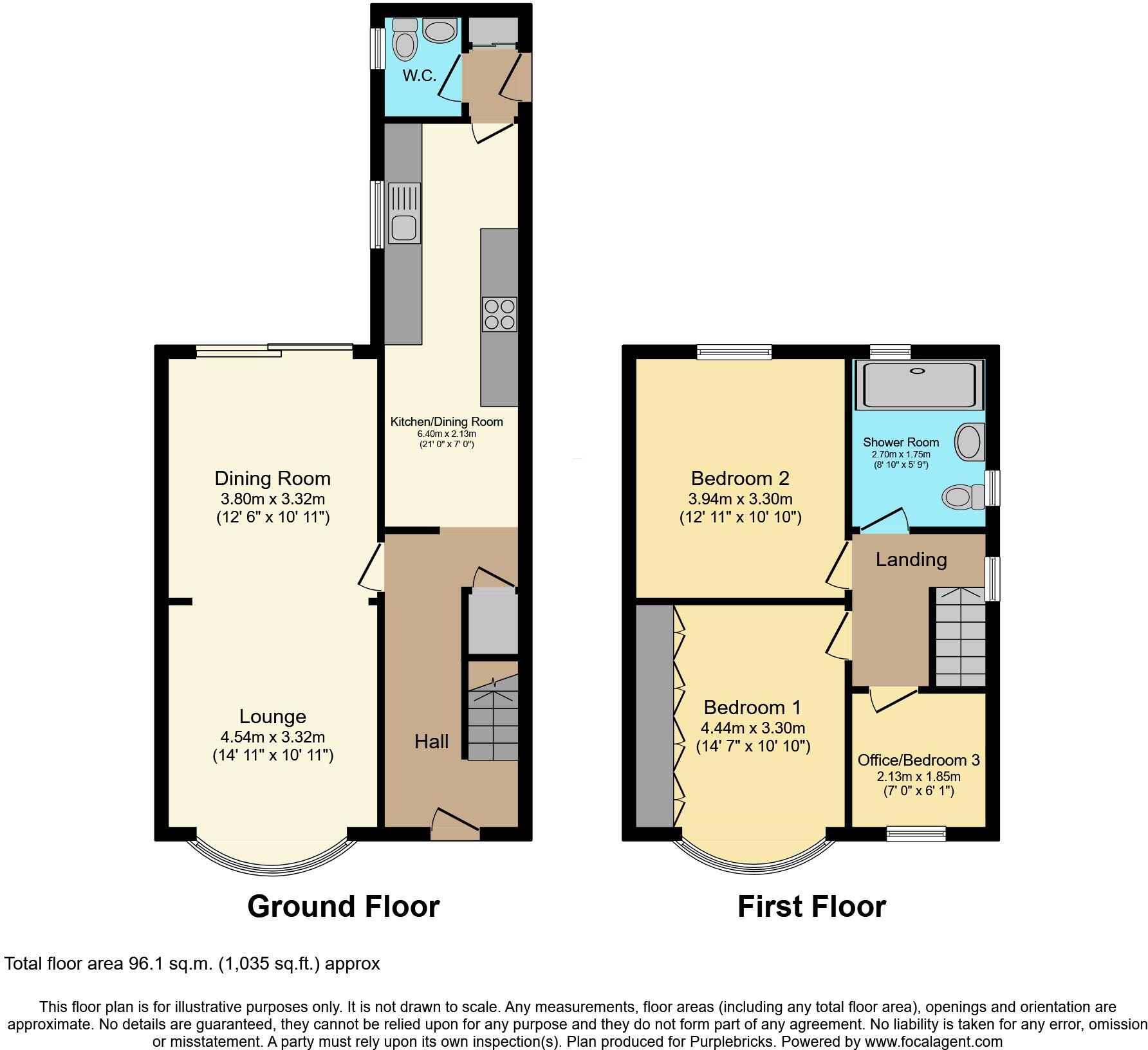 Todd Lane North, Preston, PR5 floorplan